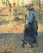 Camille Pissarro The woman excavator Spain oil painting artist